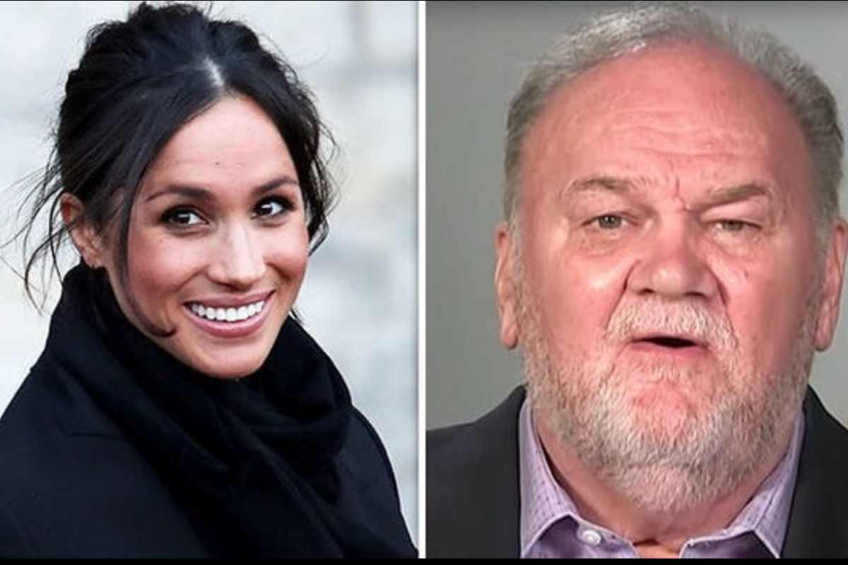 Meghan Markle lite con il padre